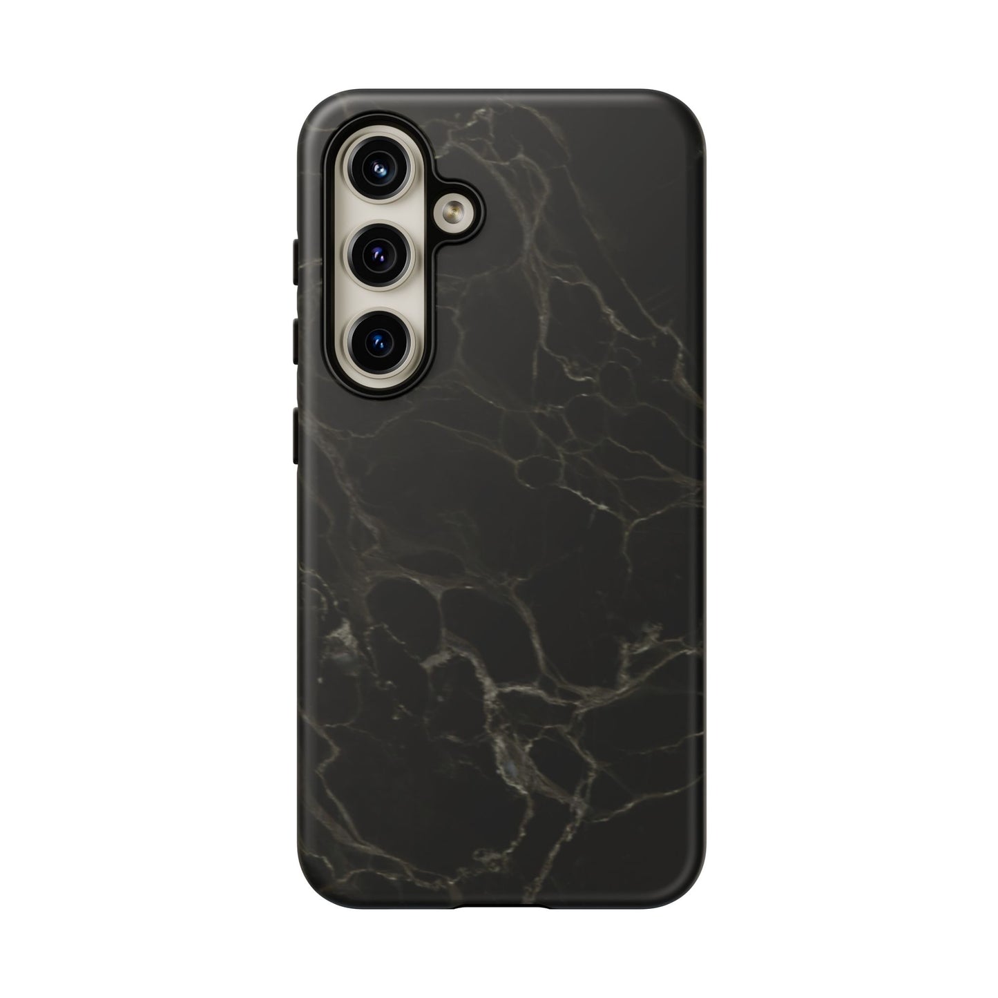 Black Gold Marble Tough Phone Case