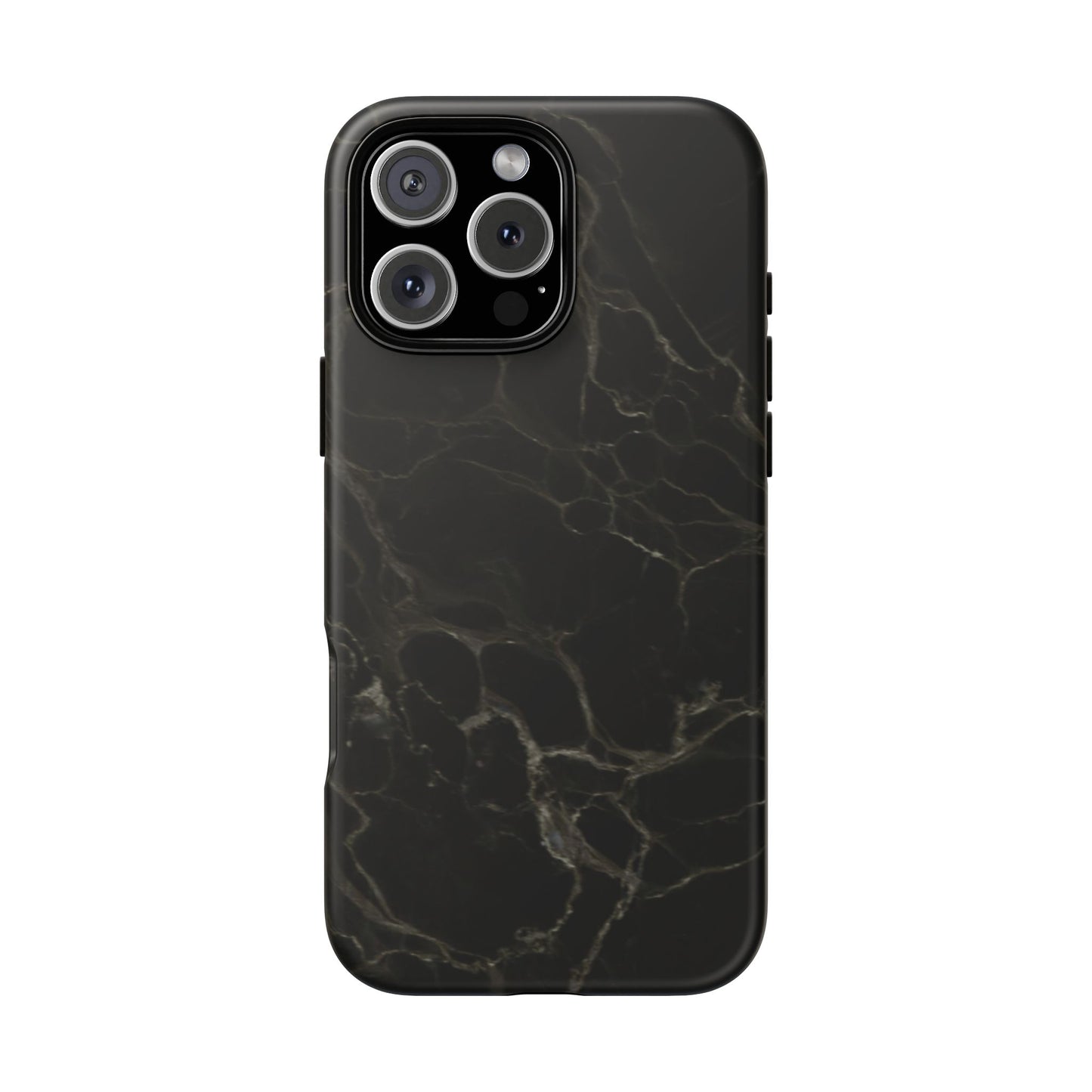 Black Gold Marble Tough Phone Case