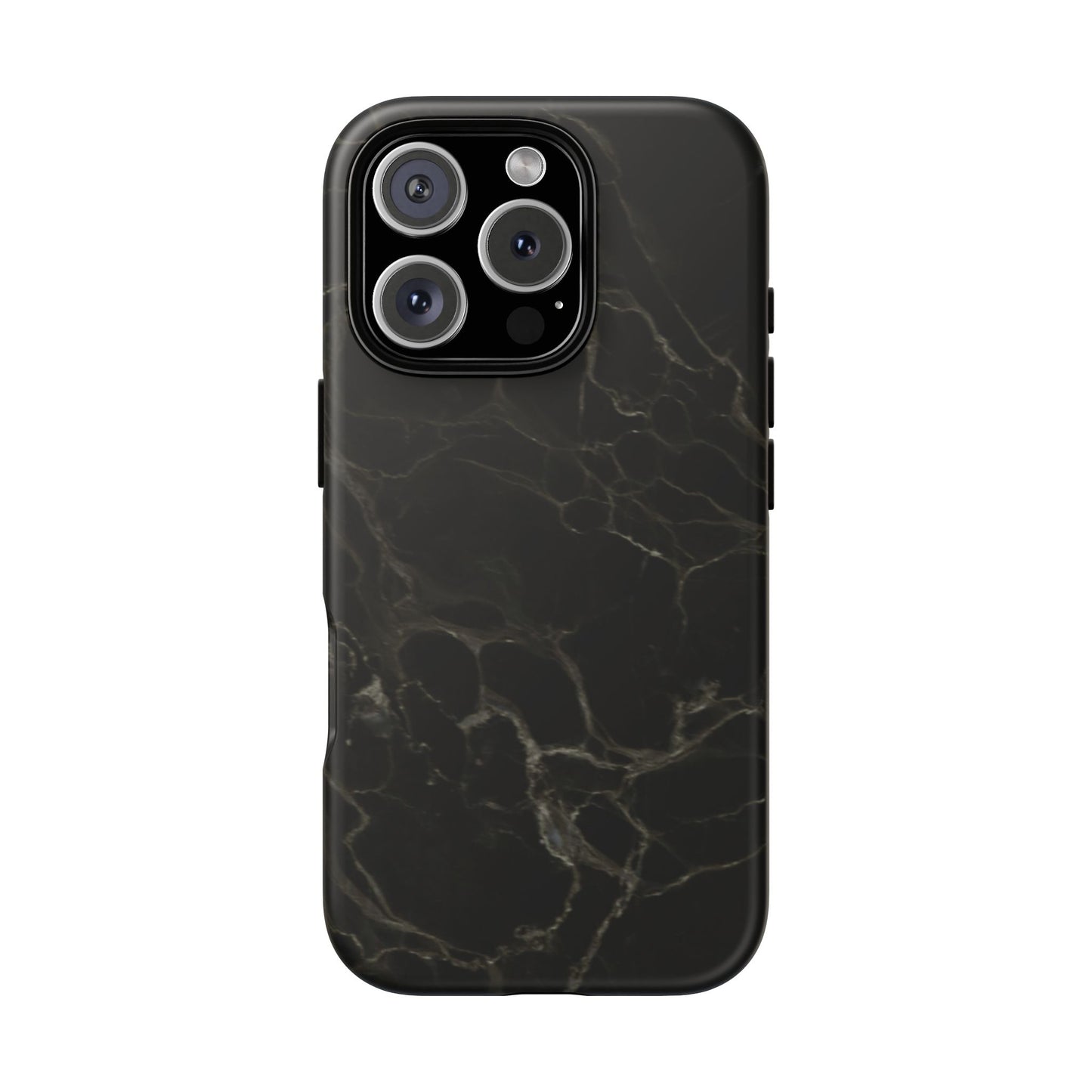 Black Gold Marble Tough Phone Case