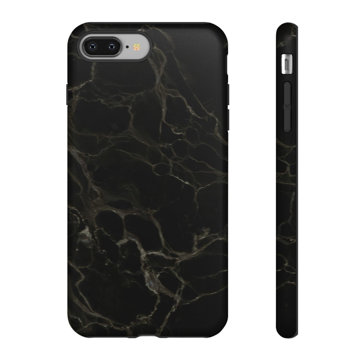 Black Gold Marble Tough Phone Case