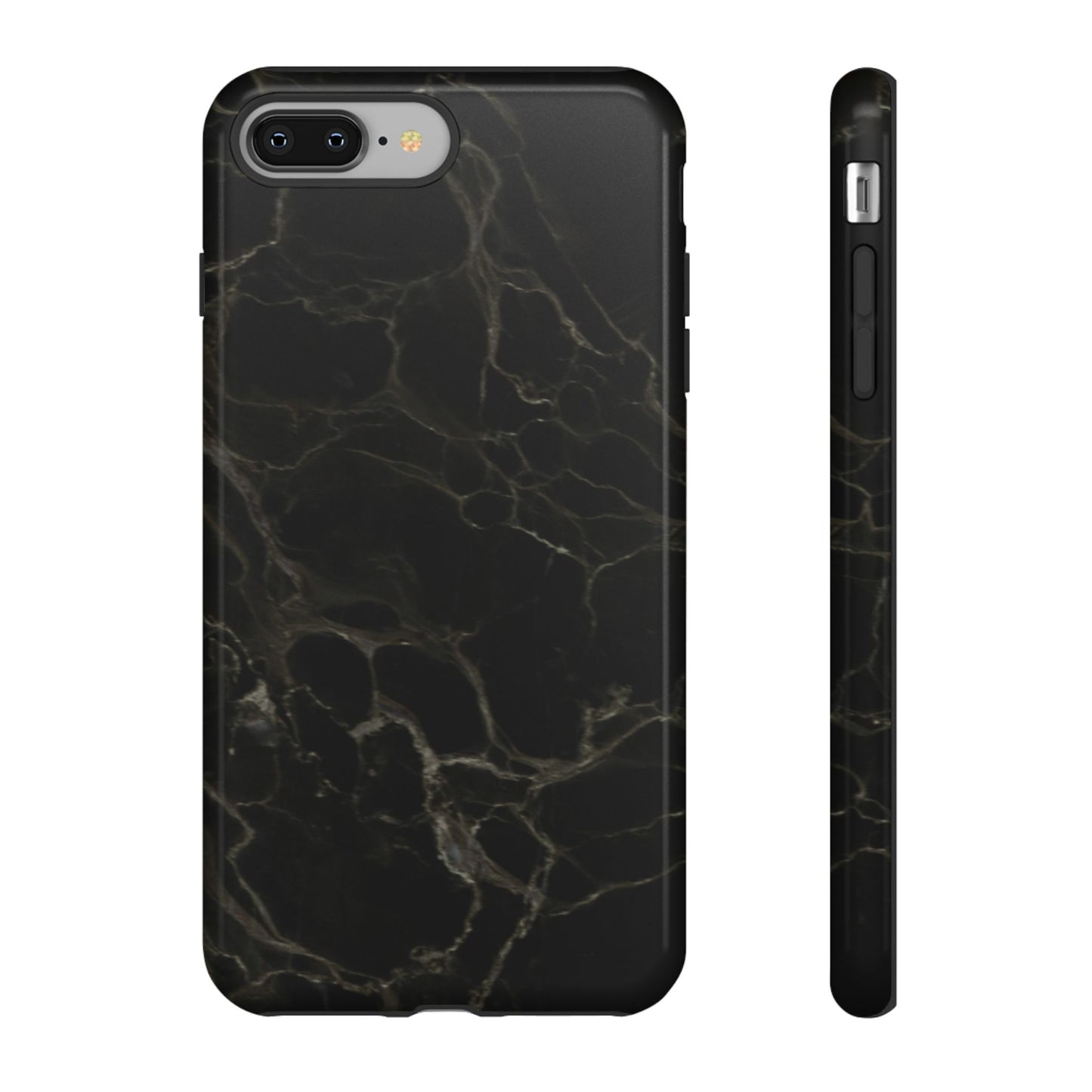 Black Gold Marble Tough Phone Case