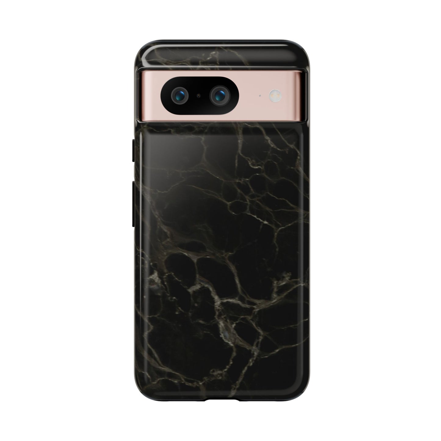 Black Gold Marble Tough Phone Case