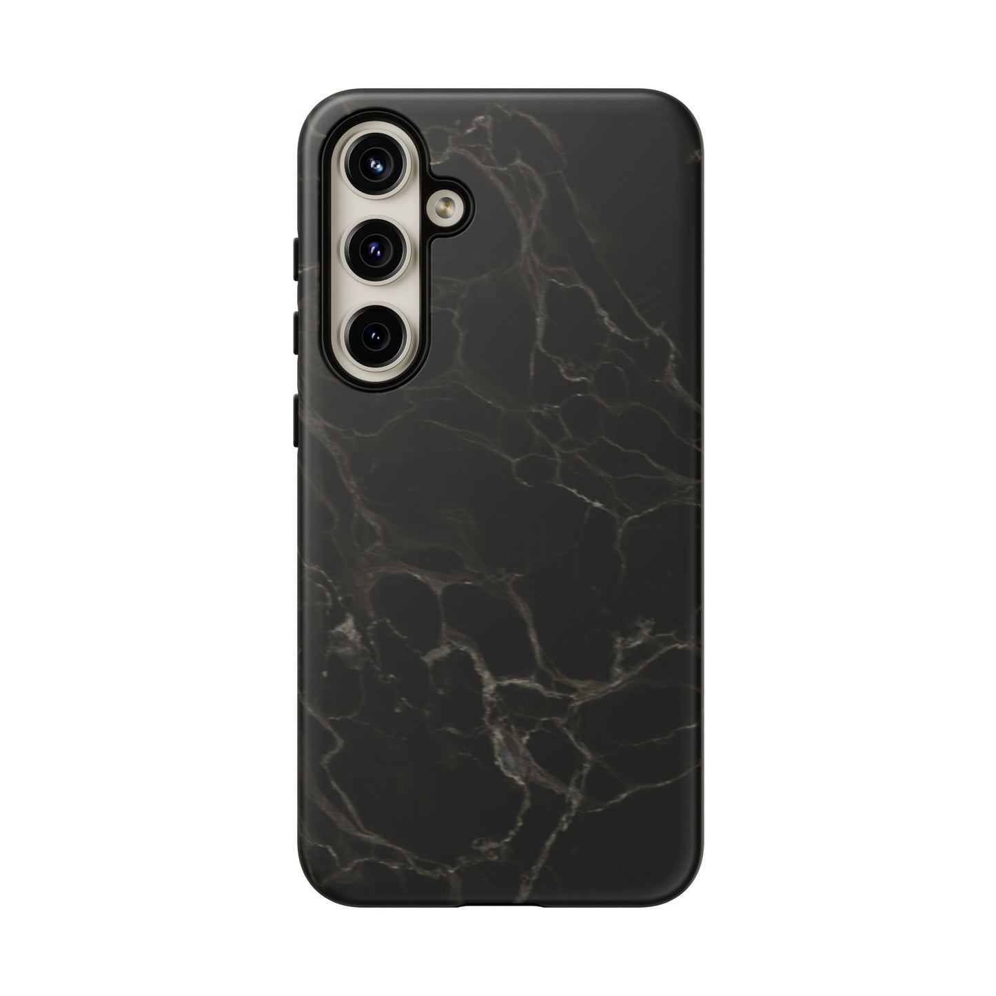 Black Gold Marble Tough Phone Case