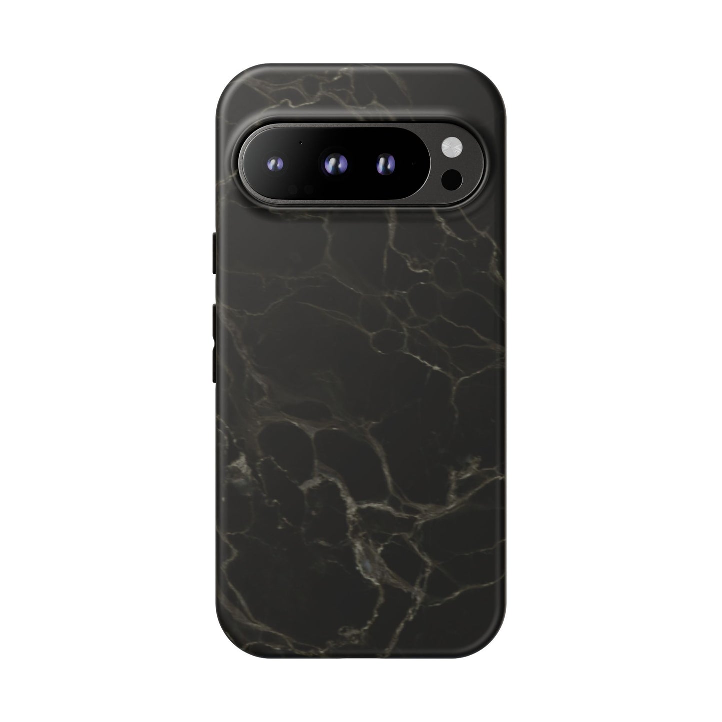 Black Gold Marble Tough Phone Case